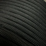 Padáková šnúra Paracord 550 Type III / 15 m – Čierna (Farba: Čierna)