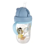 CANPOL BABIES Bonjour Paris nevylievací hrnček so slamkou a závažím modrý 6m+ 270 ml CANPOL BABIES Bonjour Paris nevylievací hrnček so slamkou a závažím modrý 6m+ 270 ml