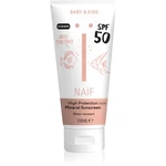 Naif Baby & Kids Sun Cream SPF 50 ochranný krém na opalování pro miminka a děti SPF 50 100 ml Naif Baby & Kids Sun Cream SPF 50 ochranný krém na opalování pro miminka a děti SPF 50 100 ml