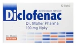 DR.MULLER Diclofenac 100 mg čípky 12 ks