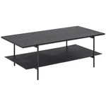 XXXL KONFERENČNÍ STOLEK, černá, kov, kompozitní dřevo, 115/60/40 cm