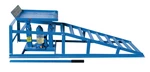 Nájezdová rampa 1 t, s hydraulickým zvedákem - Kunzer