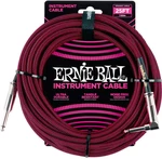 Ernie Ball P06062 Rot-Schwarz 7,5 m Gerade Klinke - Winkelklinke