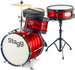 Stagg TIM JR 3/12B RD Set Batteria Bambini Rosso Red