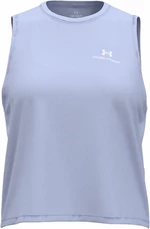 Under Armour Women's Rush Energy Crop Tank Celeste/White M Camiseta deportiva