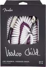 Fender Hendrix Voodoo Child Blanco 9 m Recto - Acodado Cable de instrumento