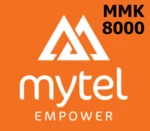 Mytel 8000 MMK Mobile Top-up MM