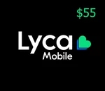 Lyca Mobile $55 Mobile Top-up US