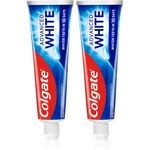 Colgate Advanced White bělicí pasta proti skvrnám na zubní sklovině 2x75 ml