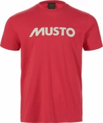 Musto Essentials Logo Tričko True Red L