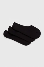 Ponožky Vans 3-pak pánske, čierna farba