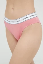 Kalhotky Guess CARRIE růžová barva, O97E02 KBBU1