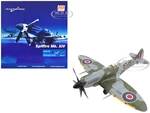 Supermarine Spitfire XIV Fighter Aircraft "Group Capt. J. E. Johnsson No 125 Wing Denmark" (1945) Royal Air Force "Air Power Series" 1/48 Diecast Mod