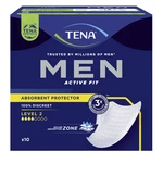 Tena Men Absorbent protector Level 2 Inkontinenční vložky pro muže 10 ks