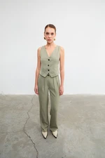 VATKALI Straight fit pleated trousers