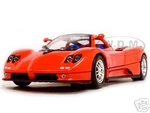 Pagani Zonda C12 Red 1/18 Diecast Model Car by Motormax