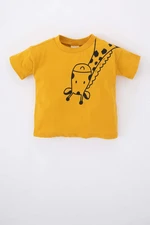 DEFACTO Baby Boy Regular Fit Crew Neck Animal Patterned Sustainable Short Sleeve T-Shirt