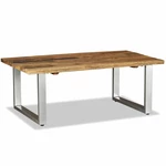 Coffee Table Solid Reclaimed Wood 39.4"x23.6"x15"