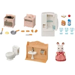 Sylvanian Families Nábytek startovací set nábytků a chocolate králík mamka