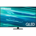Televízor Samsung QE75Q80A strieborná 75" (189 cm) 4K QLED Smart TV • rozlíšenie 3840 × 2160 px • 2× DVB-T2/C/S2 • H.265/HEVC • PQI 3 800 • Dolby Digi
