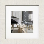 walther+ design HO330V vymeniteľný fotorámček Formát papiera: 30 x 30 cm  biela