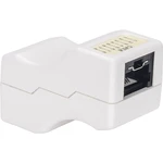 Intellinet Abschließbare Cat6 Inline-Kupplung UTP abschließbar weiß zabudovaný modul RJ45 Keystone CAT 3, CAT 4, CAT 5,