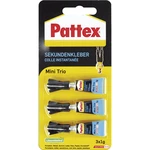 Pattex Mini Trio Flüssig sekundové lepidlo  PSMT3 3 g