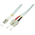LogiLink FP3LS02 optické vlákno LWL prepojovací kábel [1x zástrčka LC - 1x zástrčka SC] 50/125 µ Multimode OM3 2.00 m