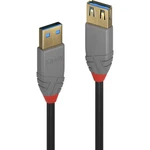 LINDY #####USB-Kabel #####USB 3.2 Gen1 (USB 3.0 / USB 3.1 Gen1) #####USB-A Stecker, #####USB-A Buchse 1.00 m čierna