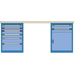 Thur-Metall 84563333 Pracovný stôl (š x v x h) 2500 x 840 x 700 mm
