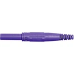Stäubli XK-410 zdierka pre banánik zásuvka, rovná Ø pin: 4 mm fialová 1 ks