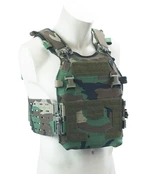 Nosič plátů Crusader Templar’s Gear® – Woodland M81 (Barva: Woodland M81, Velikost: M)