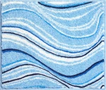 GRUND Koupelnová předložka VELA modrá Rozměr: 50x60 cm
