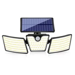 T-SUN Solar Wall Light Solar 265LED Light Outdoor Super Bright Solar Lamp IP65 Waterproof Motion Sensor Solar Lights For