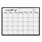 Magnetic Calendar Sticker Rewritable Refrigerator Message Board Calendar Calendar Memo Message Board Work Study Life Pla
