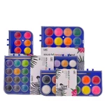 12/16/28/36 Colors Solid Watercolor Paint Set Hand Painted Watercolor Pigment Art Painting Tools Supplies