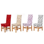 Elastic Dining Chair Cover Printing Stretch Chair Seat Slipcover Office Computer Chair Protector Home Office Furniture D