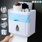 Toilet Paper Shelf Holder Wall Mounted Hand Towel Dispenser Waterproof Tissue Dispenser Holder for Hotel Food Service Fa