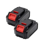 2Pcs 20V 4.0Ah Replaceable Power Tool Battery Replacement For Dew DCB200 DCB180 DCB181 DCB182 DCB184 DCB201 DCB203 DCB20