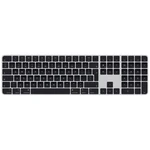 Apple Magic Keyboard mit Touch ID und Num Key Bluetooth® klávesnica čierna US medzinárodnej, QWERTY