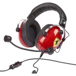 Thrustmaster T.Racing Scuderia Ferrari EDITION herní headset na kabel přes uši, jack 3,5 mm, červená
