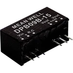 Mean Well DPB09A-15 DC / DC menič napätia, modul   300 mA 9 W Počet výstupov: 2 x