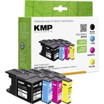 KMP Ink set náhradný Brother LC-1280, LC1280XLVALBPDR, LC-1280XL kompatibilná kombinované balenie čierna, zelenomodrá, p KMP Ink set náhradný Brother LC-1280, LC1280XLVALBPDR, LC-1280XL kompatibilná kombinované balenie čierna, zelenomodrá, p