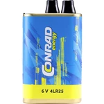 Conrad energy 4LR25X špeciálny typ batérie 4LR25 pružinový kontakt alkalicko-mangánová 6 V 16000 mAh 1 ks