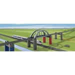 Märklin World 72218 Stavebný blok H0 predstavuje zvýšený železničný most