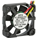 SEPA MF17B05FSE axiálny ventilátor 5 V/DC 1.1 m³/h (d x š x v) 17 x 17 x 4.5 mm