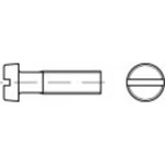 TOOLCRAFT 84T10,0X055 TO-6606633 skrutky s valcovou hlavou  M10 55 mm drážka DIN 84   titan  1 ks