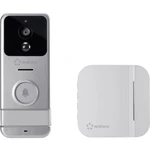 Renkforce RF-3206026 domové IP / video telefón Wi-Fi, bezdrôtový kompletný set  strieborná, biela