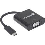 Manhattan 151771 USB / VGA adaptér [1x USB 3.1 zástrčka C - 1x VGA zásuvka] čierna farebne odlíšený, flexibilný, fóliové