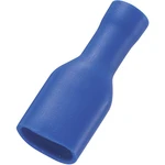 TRU COMPONENTS 1572192 faston zásuvka  Šírka zástrčky: 2.8 mm Hrúbka konektora: 0.5 mm 180 ° úplne izolované modrá 50 ks